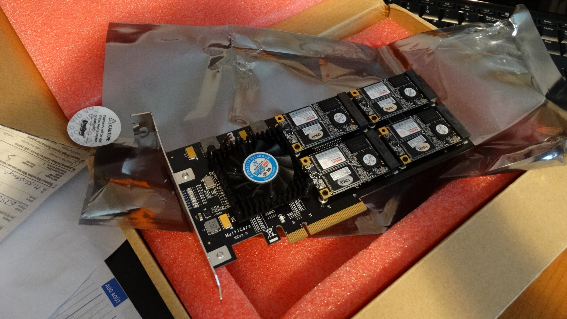 KingSpec MultiCore 1TB Driverless PCIE SSD 