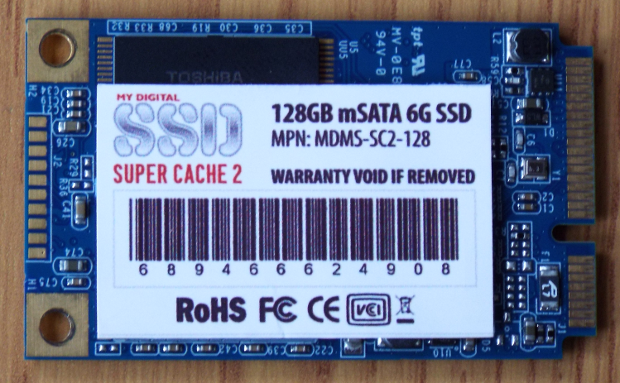 MyDigitalSSD 128GB mSATA SuperCache 2 Caching SSD