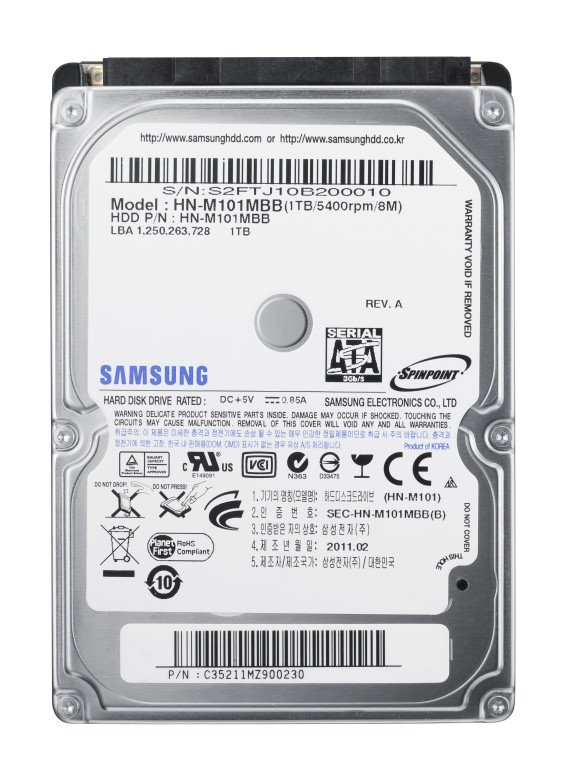 Samsung Electronics Unveils Terabyte Hard Drive for Notebooks The SSD