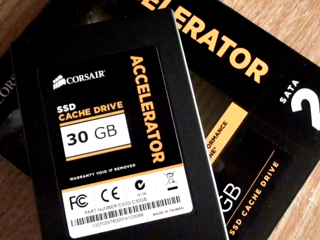 tynd sigte Fritagelse Corsair Accelerator Series 30GB Cache SSD Review - A Second Wind For Your  System | The SSD Review