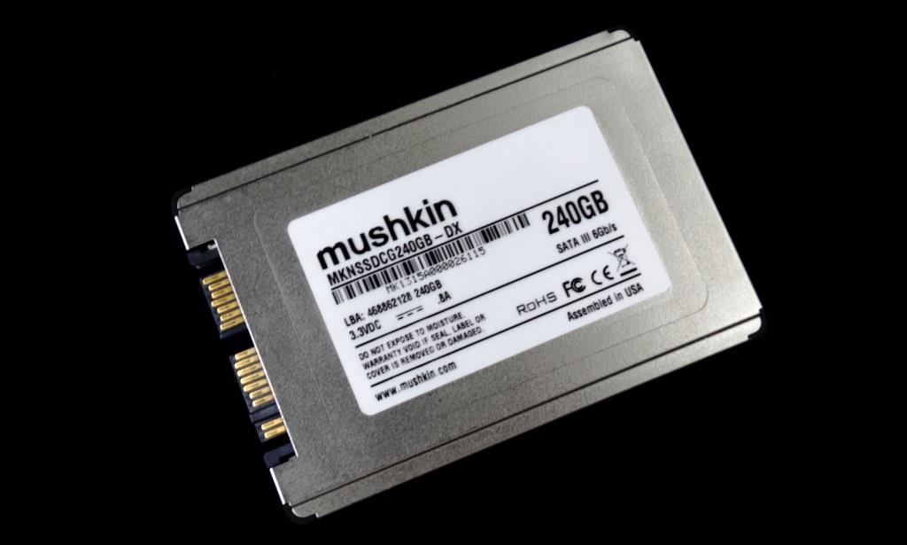 Mushkin Go 240GB SSD Angled Front