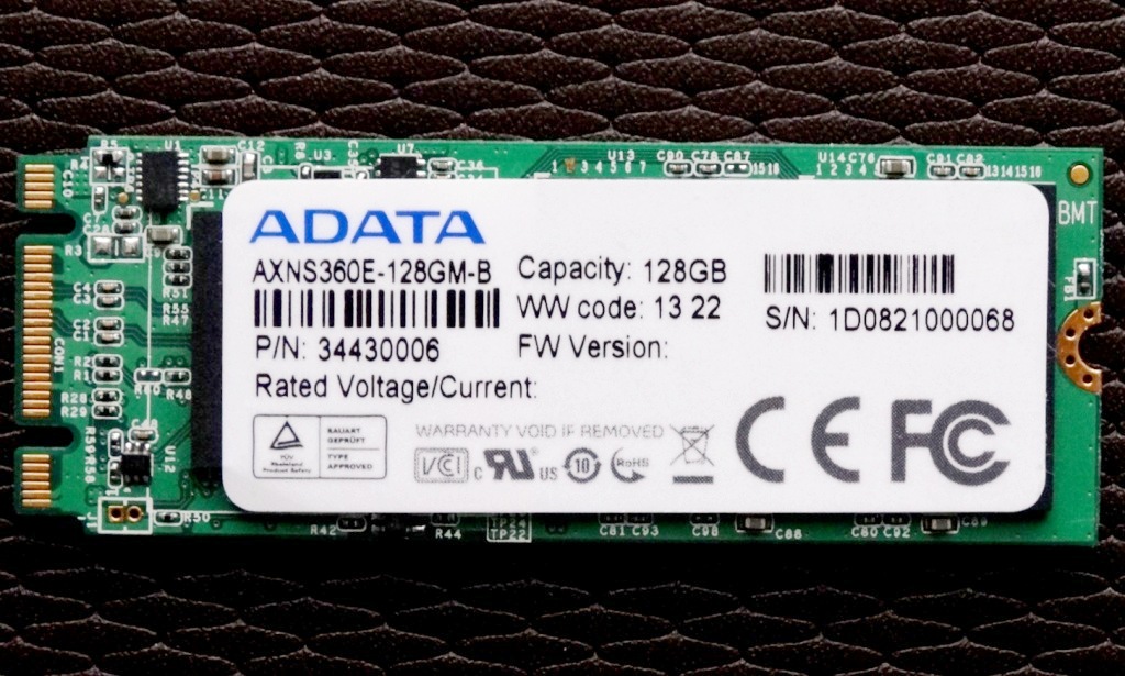 sikkerhedsstillelse Overflod smertestillende medicin ADATA AXNS360E 128GB M.2 SSD Review - M.2 Promises Smaller Size & Larger  Performance | The SSD Review