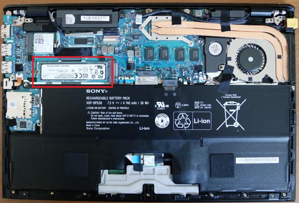 Sony VAIO Pro 13 Touch Ultrabook Review - Pre-Configured SATA PCIe 