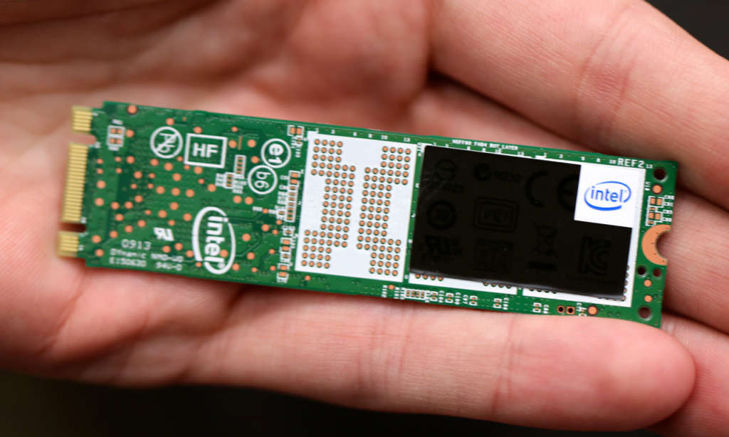INtel 1500 Pro M.2 SSD Back
