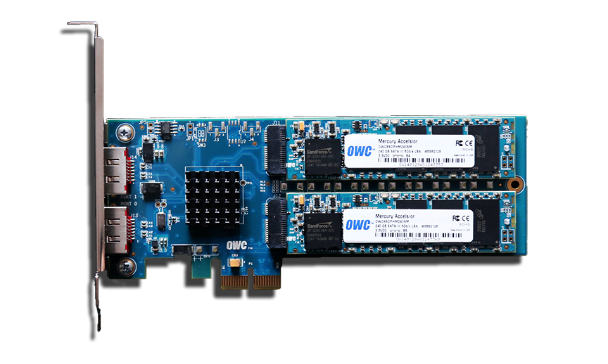 OWC Mercury Accelsior_E2 480GB PCIe SSD Front