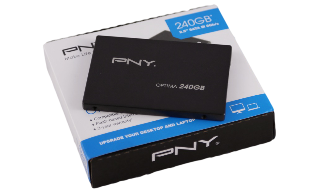 PNY OPTIMA SSD ON BOX