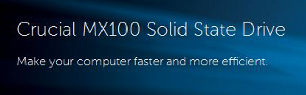 crucial MX100 SSD