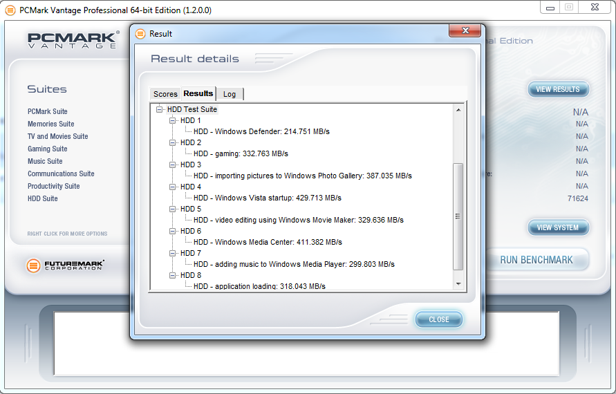 M600 M.2 256GB PCMark 7