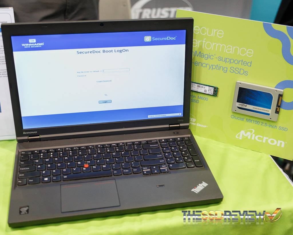 Trusted Computing Group Booth Storage Visions 2015 Update The SSD