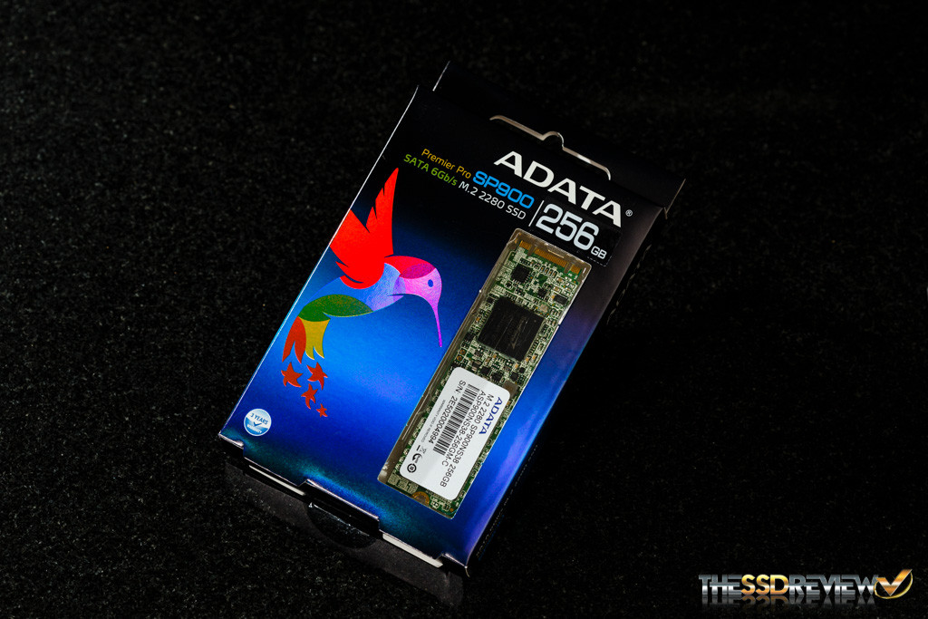 ADATA SP900 M.2 2280 256GB Box Angle