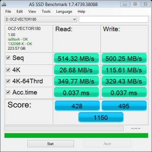 OCZ Vector 180 240GB AS SSD