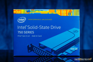 Intel 750 400GB Packaging Front