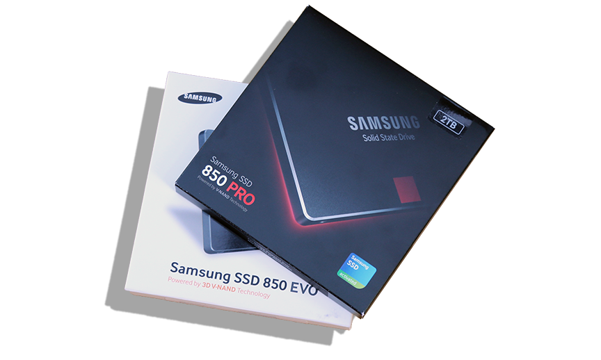 Samsung Pro and EVO 2TB SSD Exterior Cases