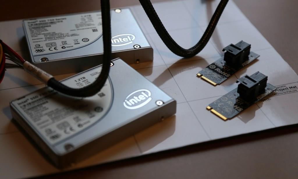 Intel 750 U@ 1.2GB SSDs with U2 M2 Adapters