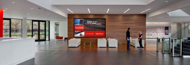 SanDisk offices lobby