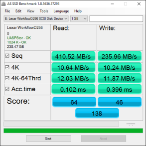 Lexar Portable SSD Tests 4