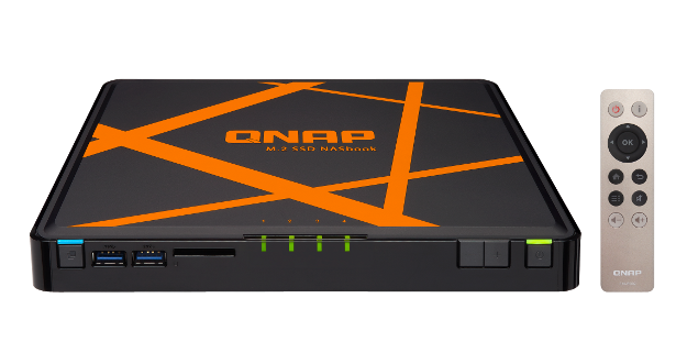 QNAP mdot2 NASbook with remote