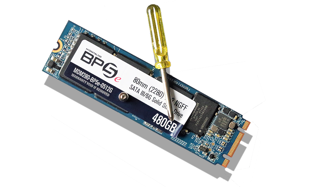 MyDigitalSSD BP5e 480GB M2 SATA 3 SSD with Screwdriver