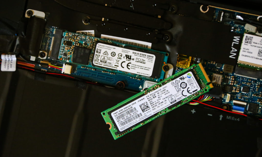 Dell XPS 13 9350 SSD Swap