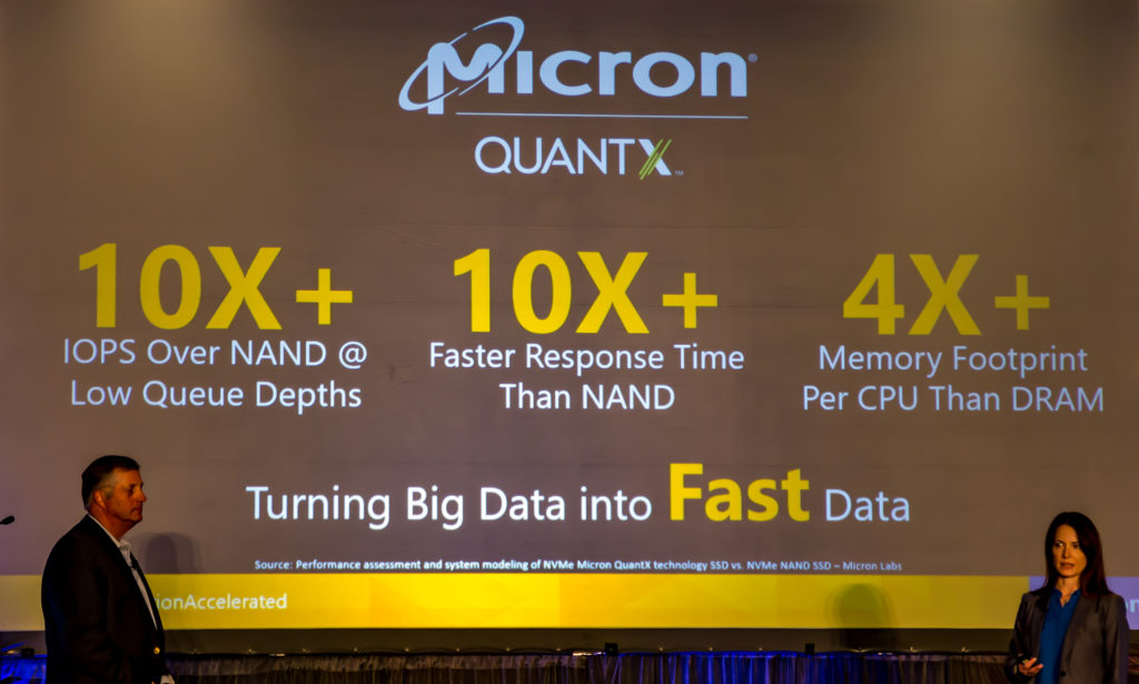 Micron QuantX vs NAND Comparison