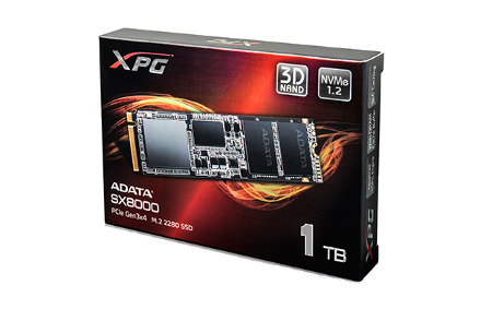 ADATA Announces Launch of XPG SX8000 M.2 SSD With 3D MLC NAND