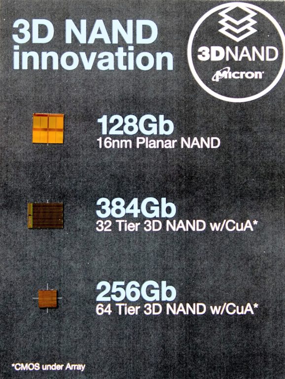 Micron 3D NAND Comparison