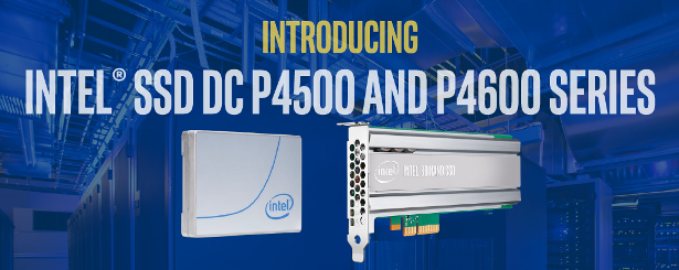 Intel SSD DC P4550 P4600 banner