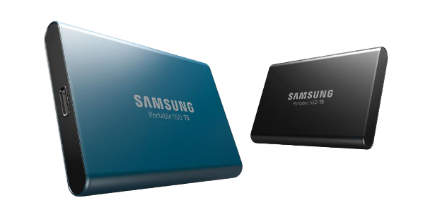 Samsung T5 portable SSD banner