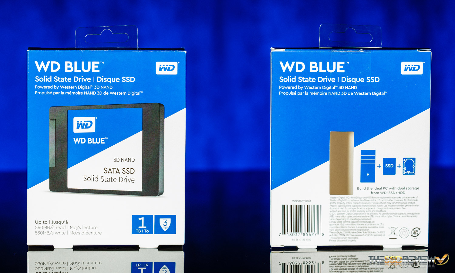  Western Digital 4TB WD Blue 3D NAND Internal PC SSD - SATA III  6 Gb/s, 2.5/7mm, Up to 560 MB/s - WDS400T2B0A : Electronics