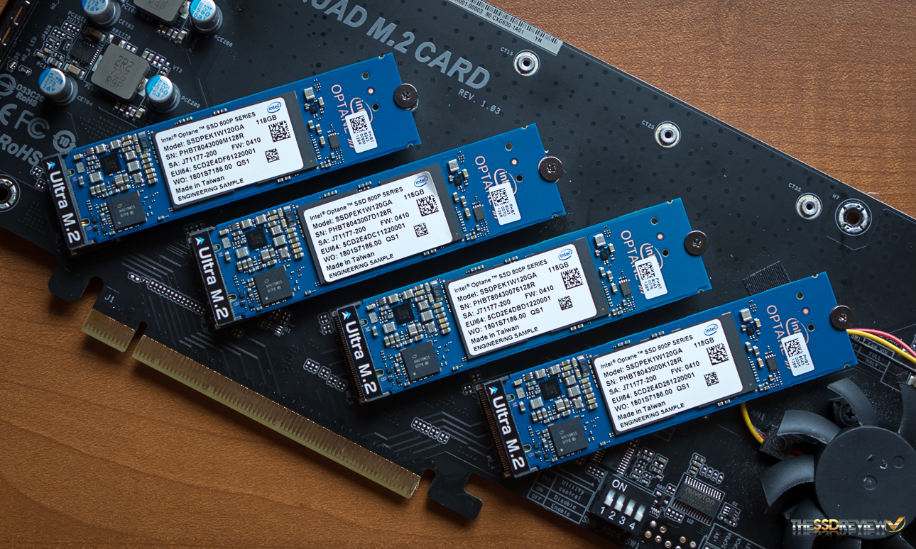 Bootable VROC RAID0 and 4x Intel Optane 800P SSDs | SSD Review