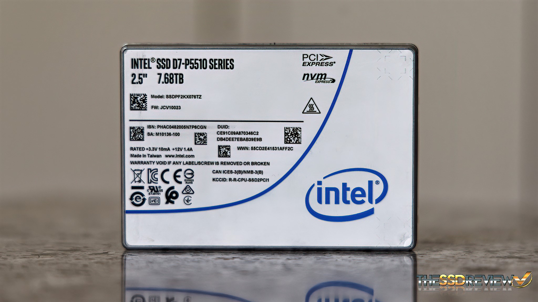 Intel D7-P5510 8TB PCIe 4 NVMe Data Center SSD First Look - Intel 