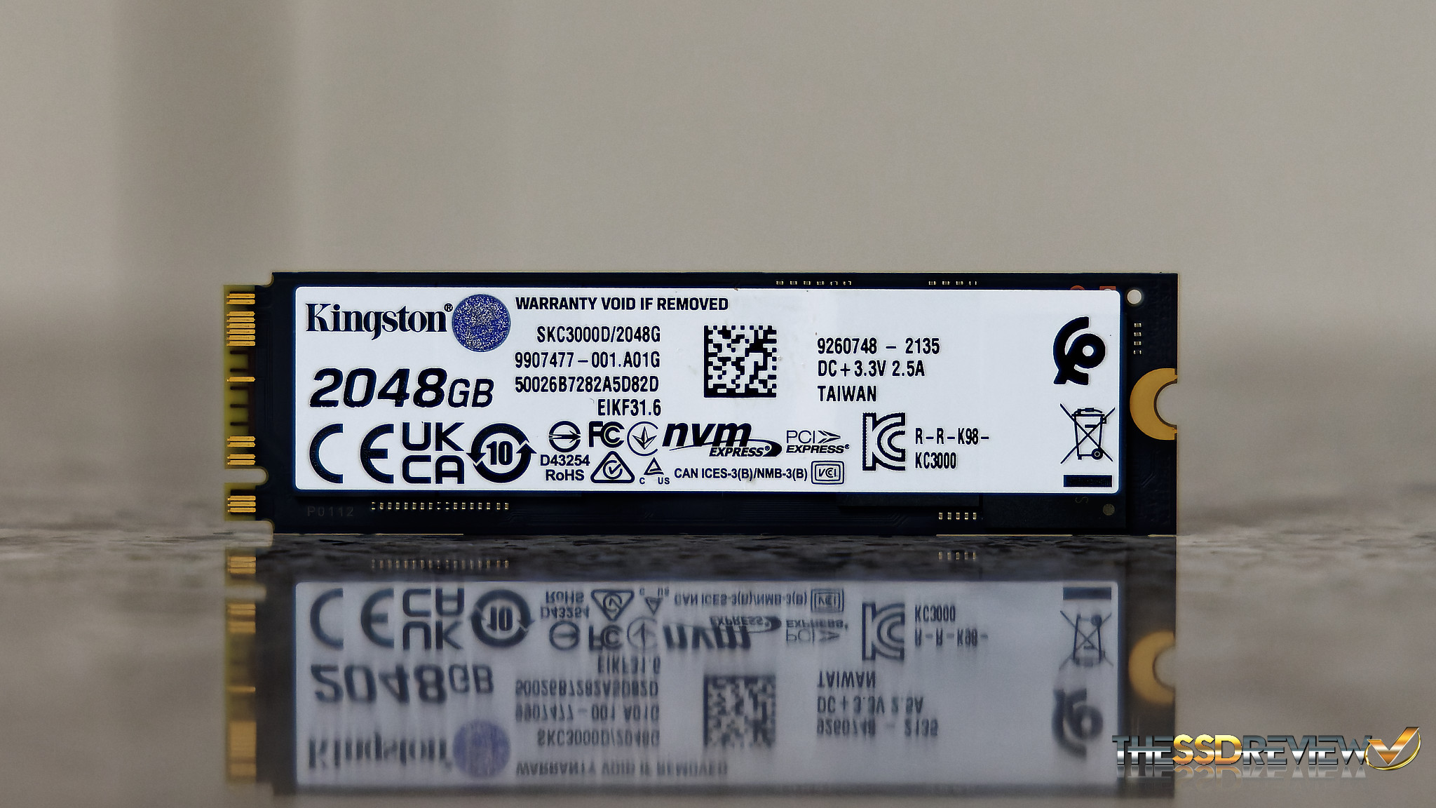 Kingston KC3000 SSD - 2TB - PCIe 4.0 - M.2 2280