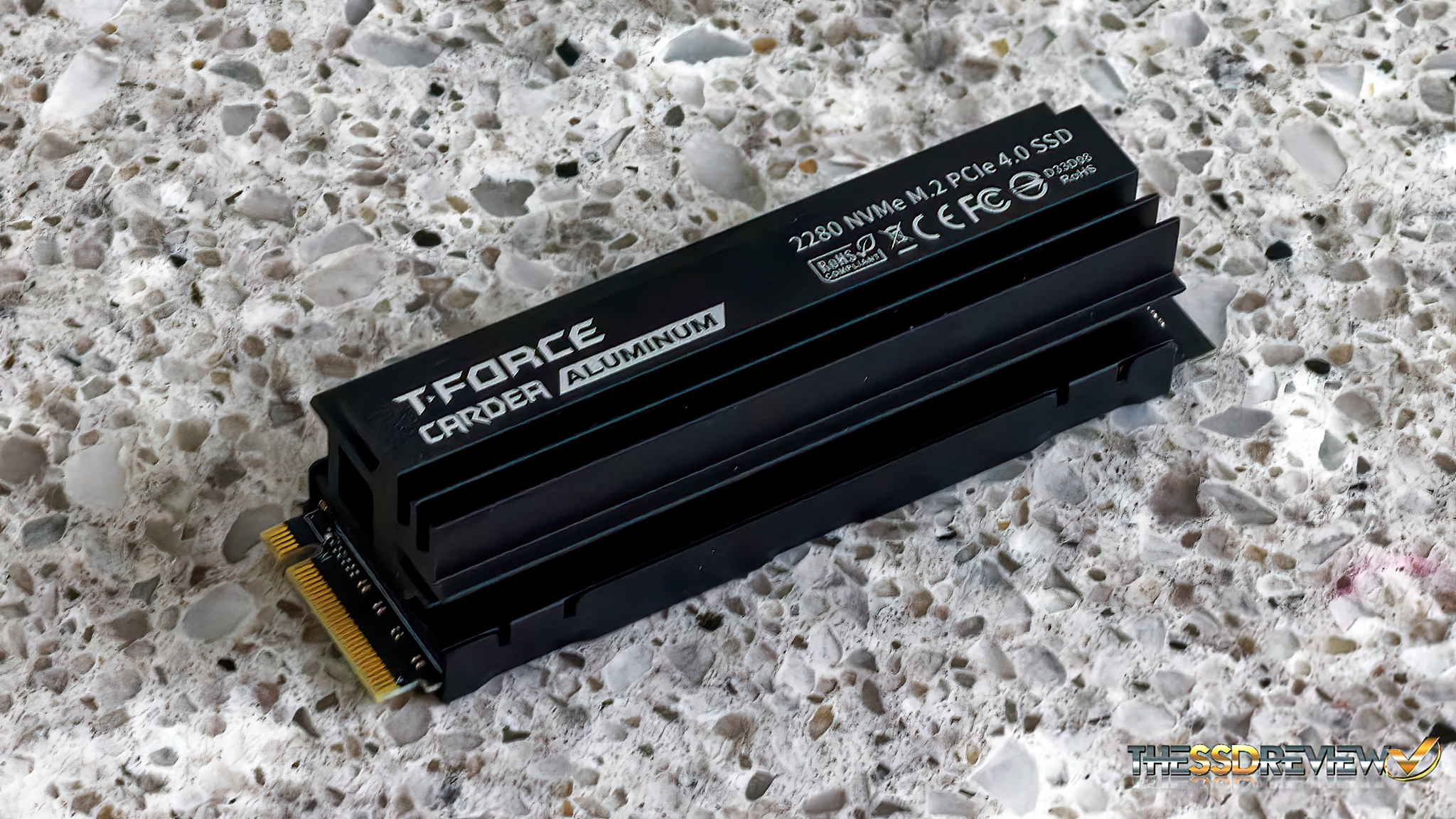 TEAMGROUP T-Force CARDEA A440 Pro Graphene Heatsink 4TB with DRAM SLC Cache 3D TLC NAND NVMe1.4 PCIe Gen4 x4 M.2 2280 Gaming Internal SSD Read/Write 7,400/7,000 MB/s TM8FPR004T0C129 