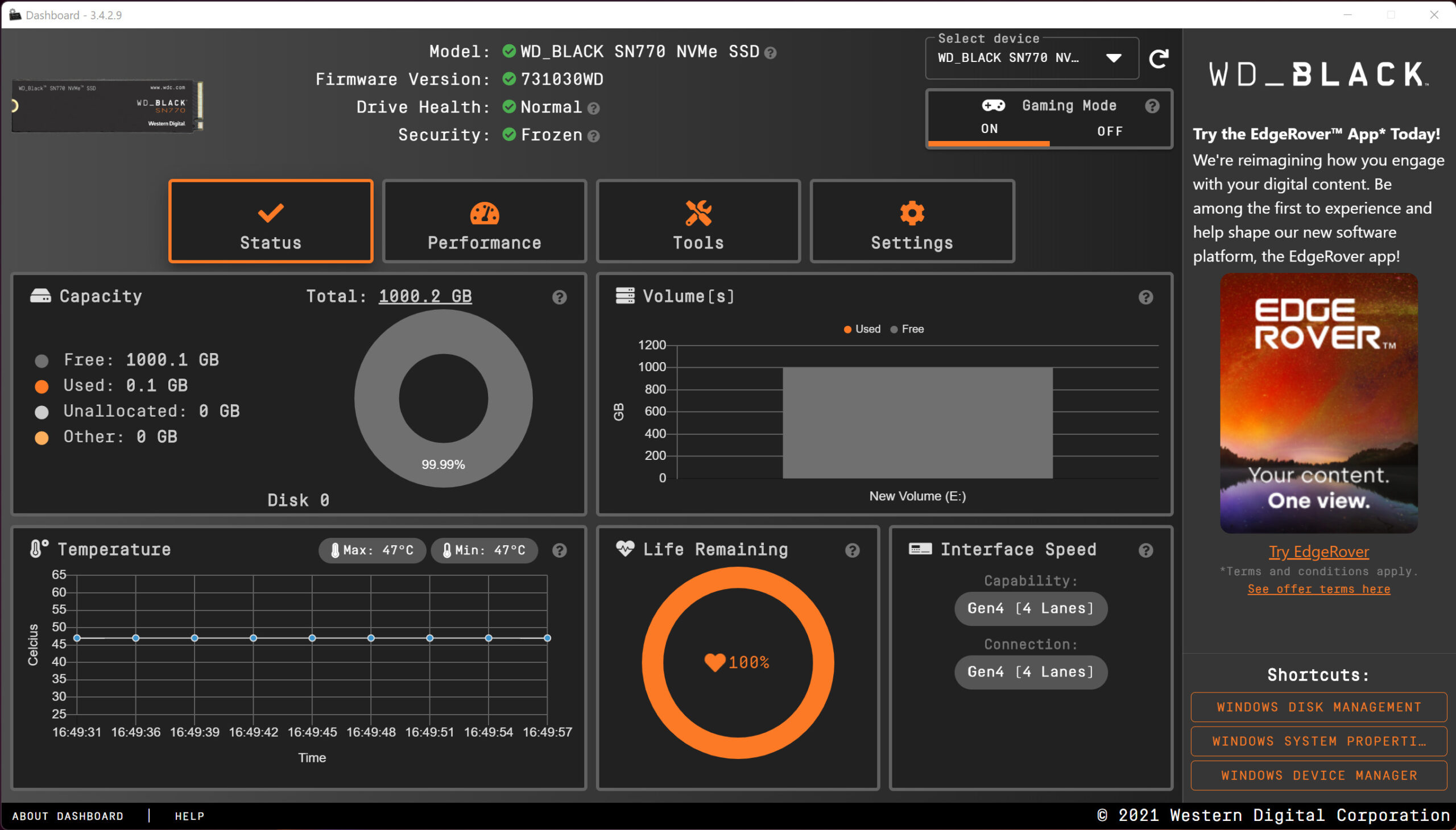 WD_Black SN770: No DRAM, No Problem