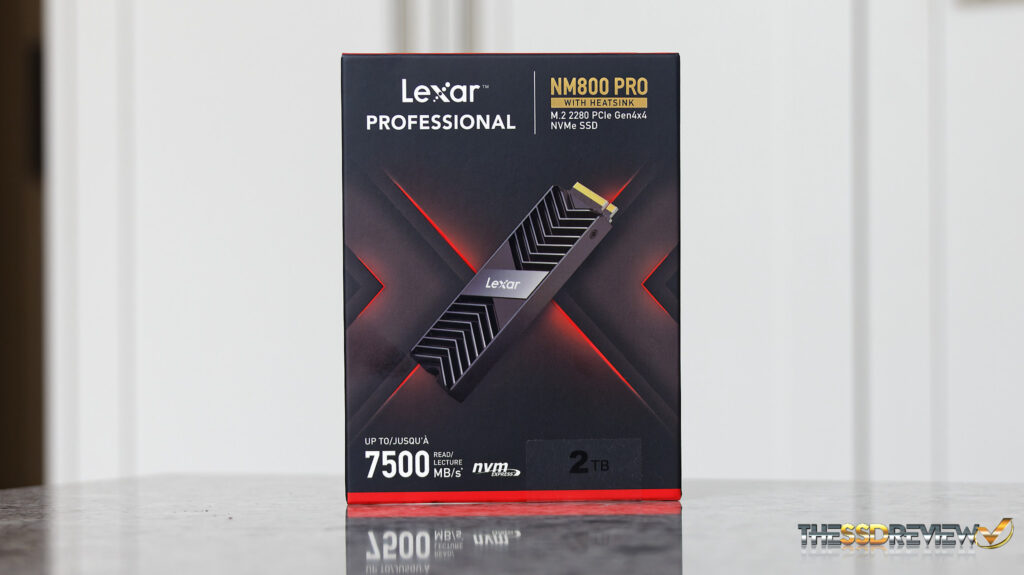 SSD Lexar NM800 Pro 8To Avec Dissipateur Thermique – PCIe Gen4, Vitesses Jusqu’à 7000/6600 Mo/s
