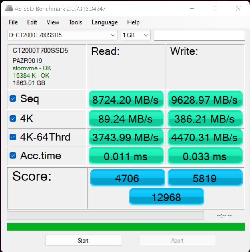 Crucial T700 PCIe 5 SSD Review - 12.4GB/s Throughput with over 1.6 Million  IOPS